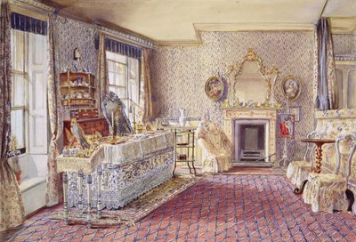 Interior of a Bedroom by Samuel A. Rayner